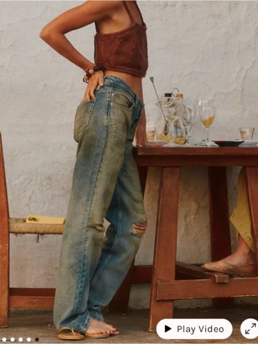 WE THE FREE By Free People: “Shelby” Boyfriend Fit Low Rise Jeans NWT